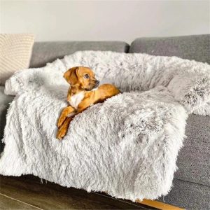 Coussin Tapis Chien Fourré