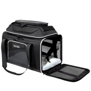 sac de transport noir pour chien