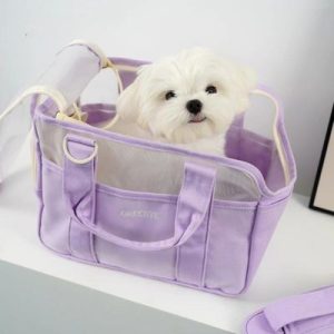 sac mauve pour chien