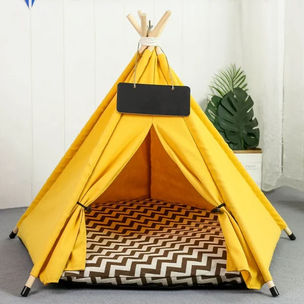 tipi jaune pour chien
