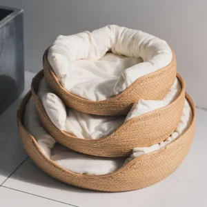 panier en rotin élégant