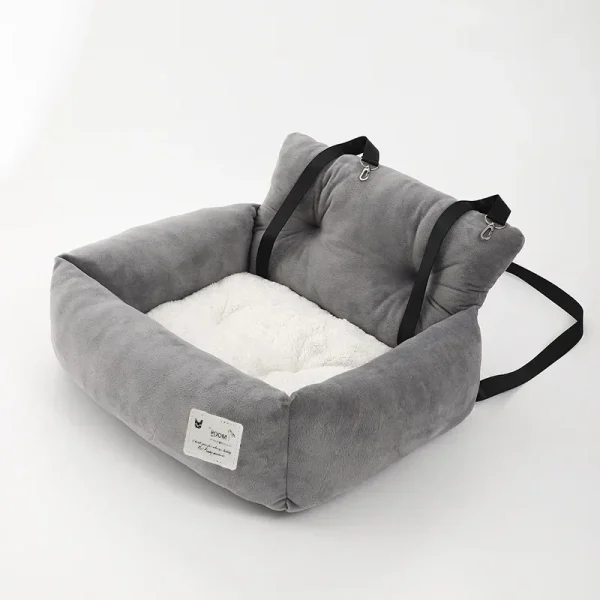 siège auto gris pour chien