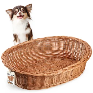 Panier pour chien naturel