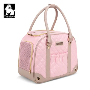 sac de transport rose chien
