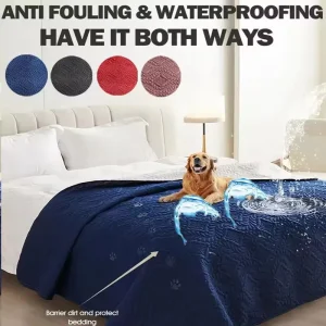 Couvre-lit imperméable et anti-salissures pour chien